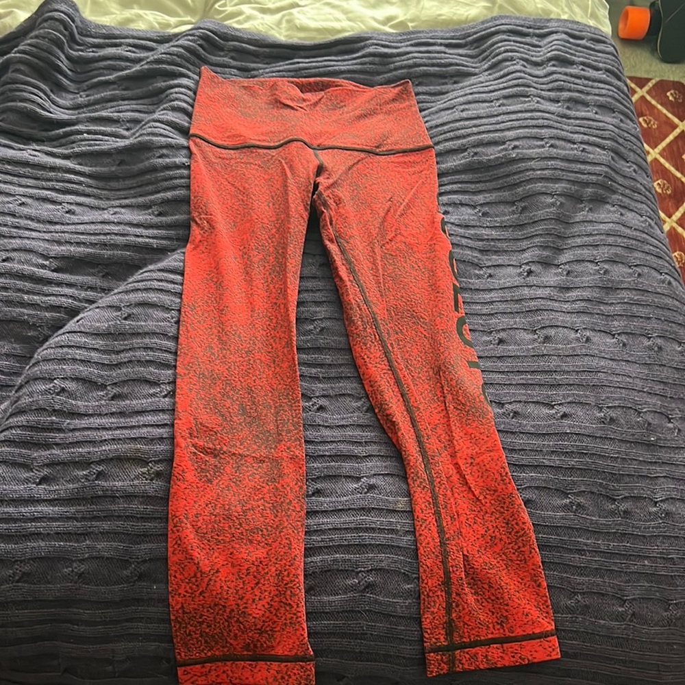 Lululemon SOULCYCLE wunder under 7/8 size 6